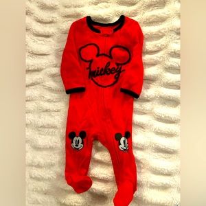 Brand new with tags red footie pajamas